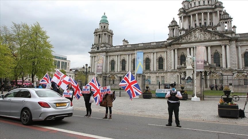 AB-İngiltere ilişkilerinde Kuzey İrlanda gerilimi artıyor 1 AA IRLANDA