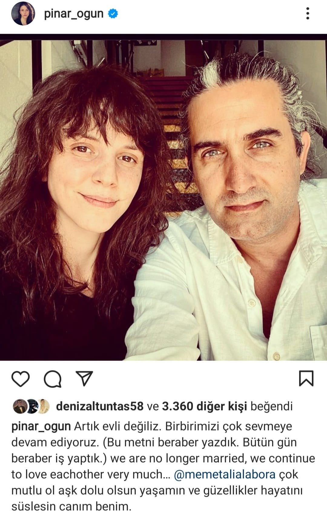 Memet Ali Alabora ile Pınar Öğün boşandı 3 pinar ogun ve memet ali alabora