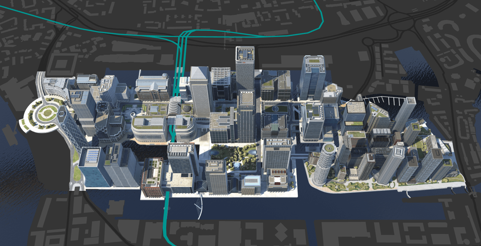 İngiltere'nin en büyük ikinci finans merkezi Canary Wharf'da çifte yönetim 5 Opera Anlik Goruntu 2022 02 20 005938 canarywharfmap.com