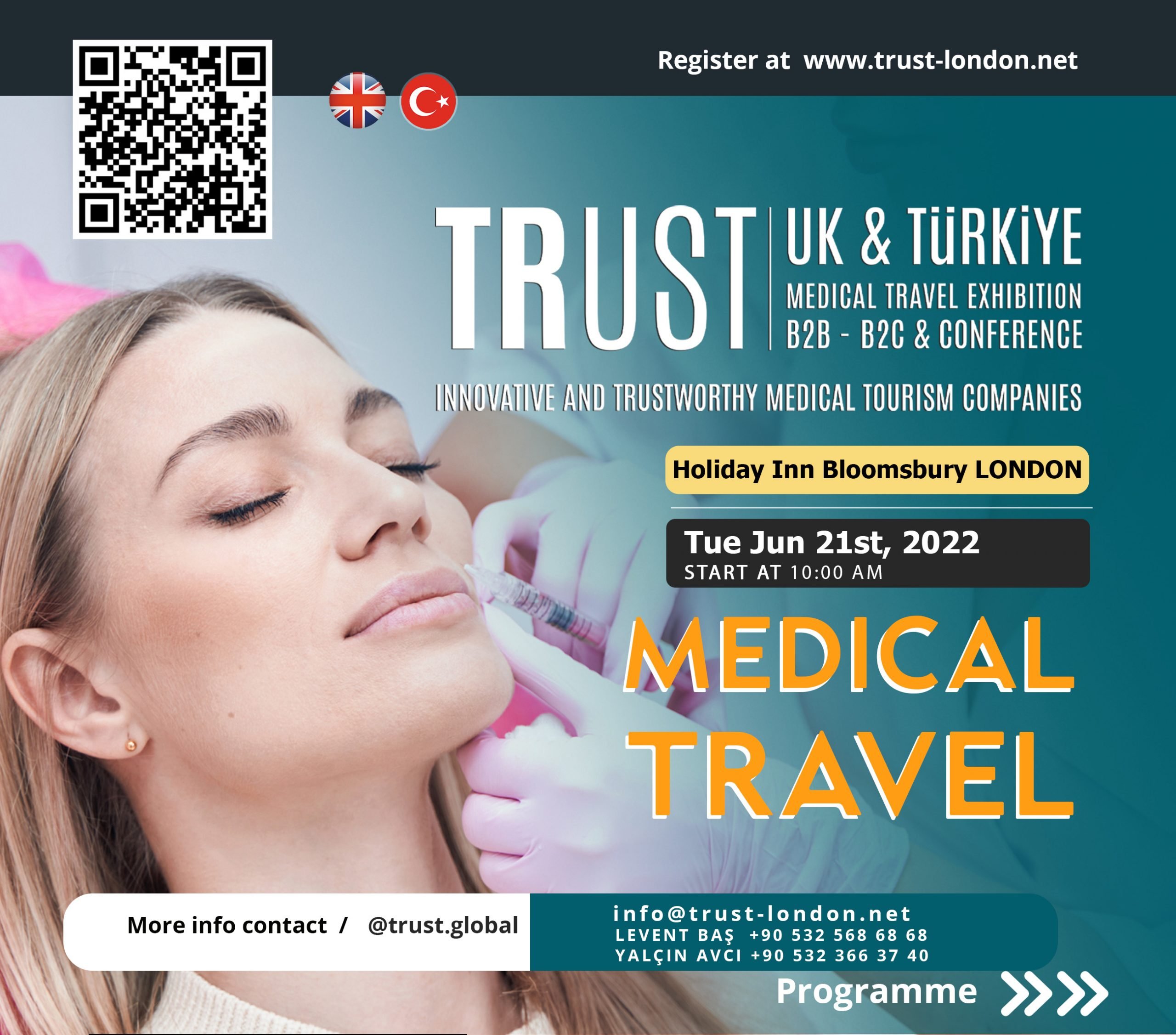 Medical Tourism Fair & Conference to be held in London 3 Business Conference Trust London social media 1 1 scaled
