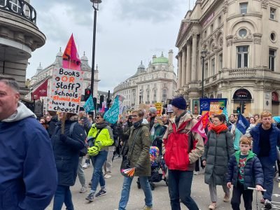 Londra Ogretmen Grevi Mart 2023 5