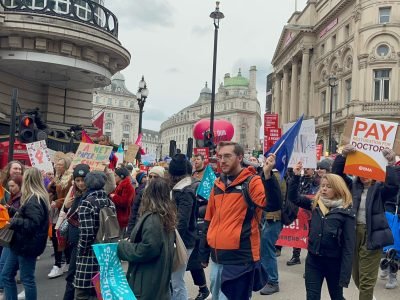 Londra Ogretmen Grevi Mart 2023 6