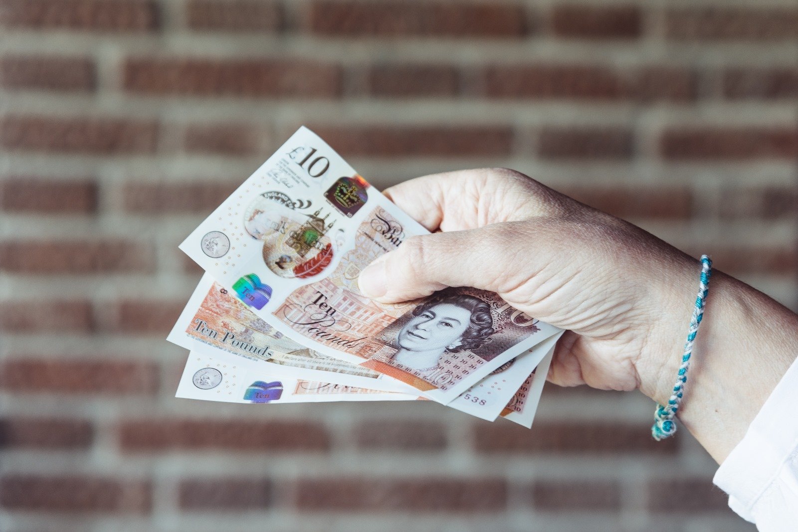 Giving money