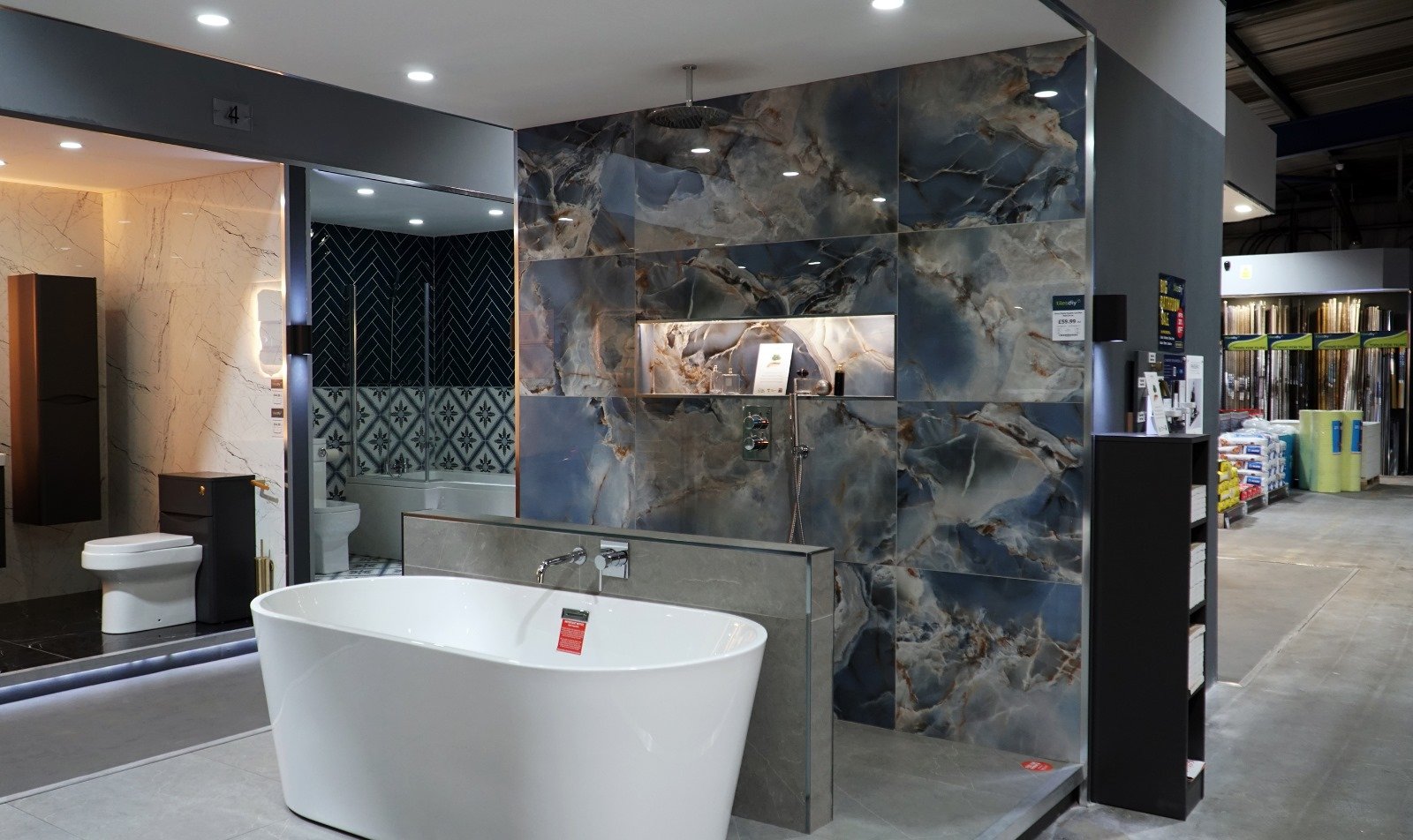 Londra merkezli seramik, fayans ve banyo ürünleri firması Tiles DIY Luton’daki 10. mağazasını açtı 4 Tiles Diy Showroom 2 A