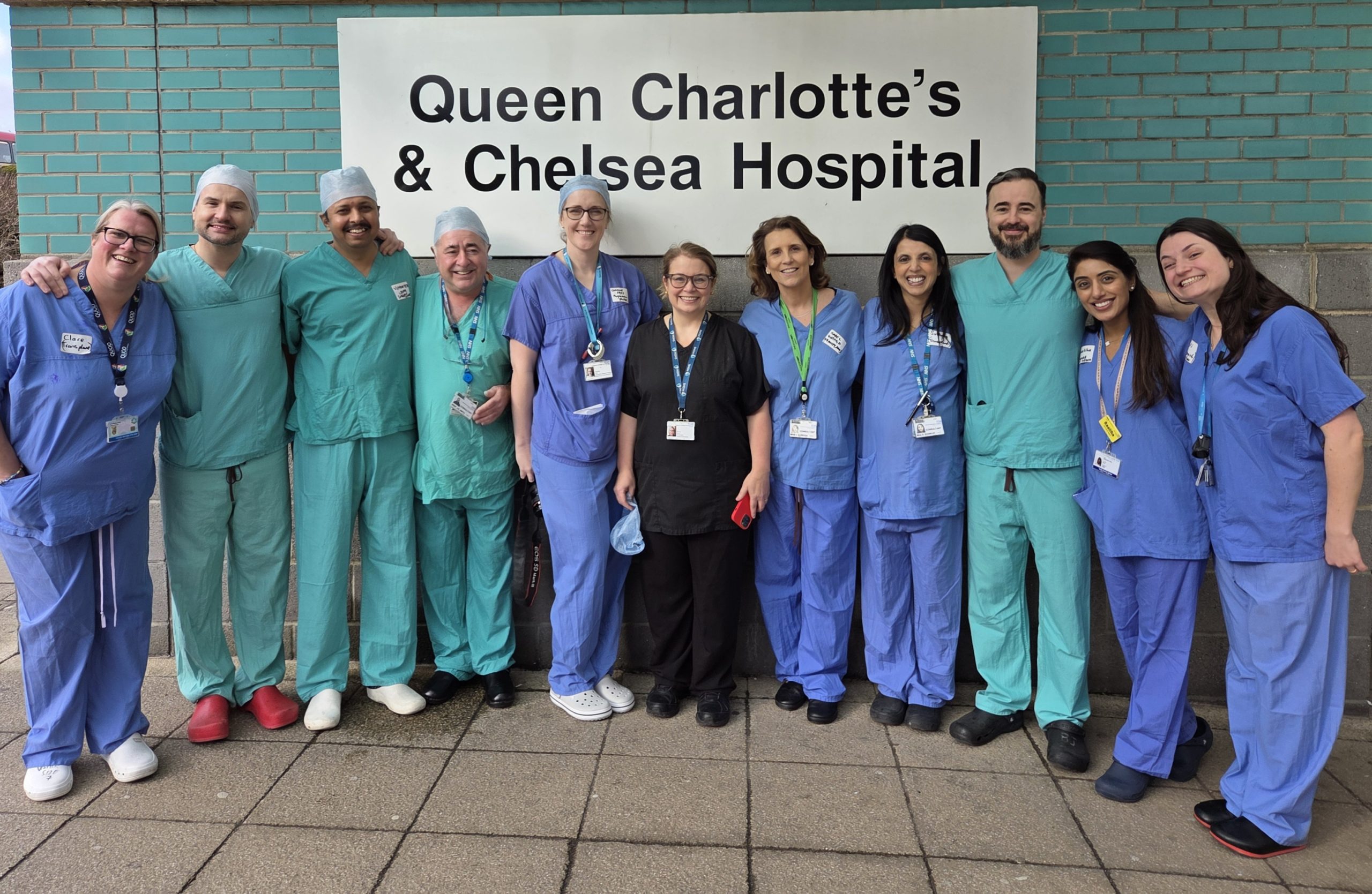 The Surgical Team at Queen Charlottes scaled 1