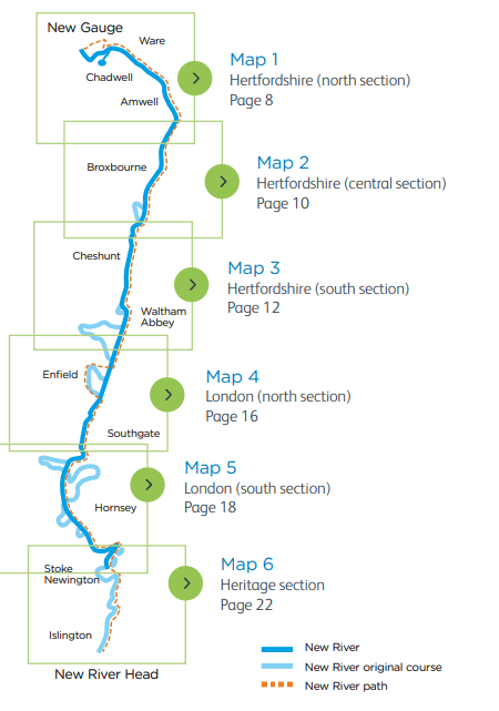 new river path map