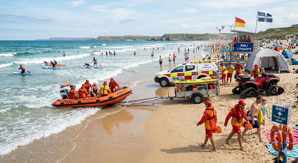Birleşik Krallık Sahillerinde RNLI Yardımları İkiye Katlandı 1 cankurtaran