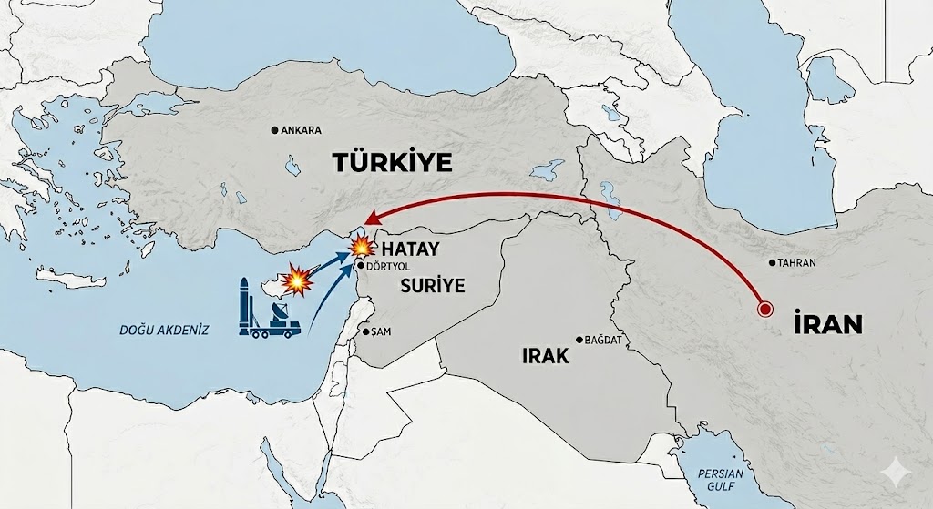 Türk Hava Sahasına Yönelen İran Füzesi İmha Edildi 1 turkiye iran